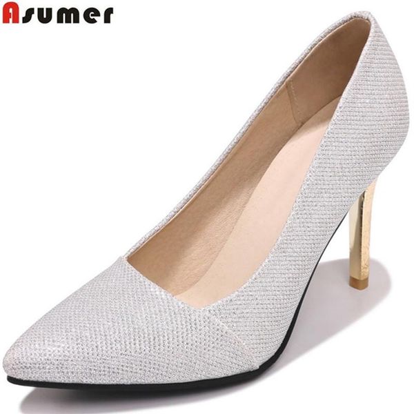dress shoes asumer fashion spring autumn pumps woman pointed toe shallow elegant wedding women high heels plus size 33-46, Black
dress shoes asumer fashion spring autumn pumps woman pointed toe shallow elegant wedding women high heels plus size 33-46, Black