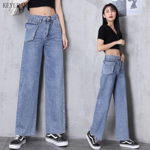 women's jeans woman high waist clothes wide leg denim pants clothing streetwear vintage 2021 fashion harajuku pocket straight trousers, Blue
women's jeans woman high waist clothes wide leg denim pants clothing streetwear vintage 2021 fashion harajuku pocket straight trousers, Blue