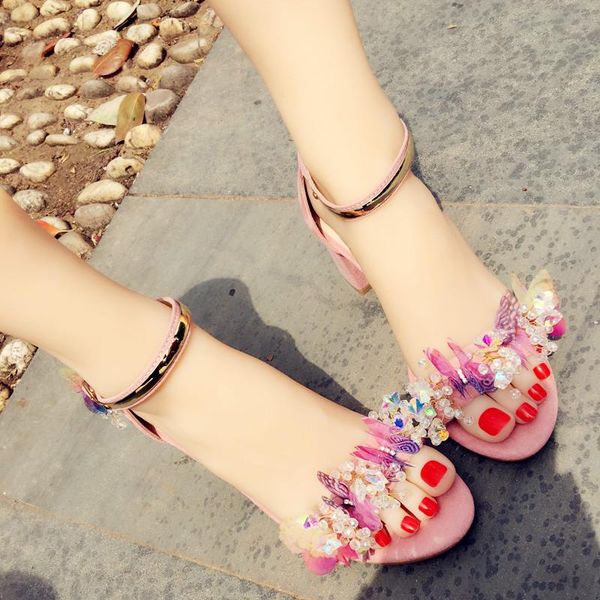 dress shoes koovan women's rhinestone butterfly sandals manual high-heeled thick heel crystal beach girls summer for women, Black
dress shoes koovan women's rhinestone butterfly sandals manual high-heeled thick heel crystal beach girls summer for women, Black
