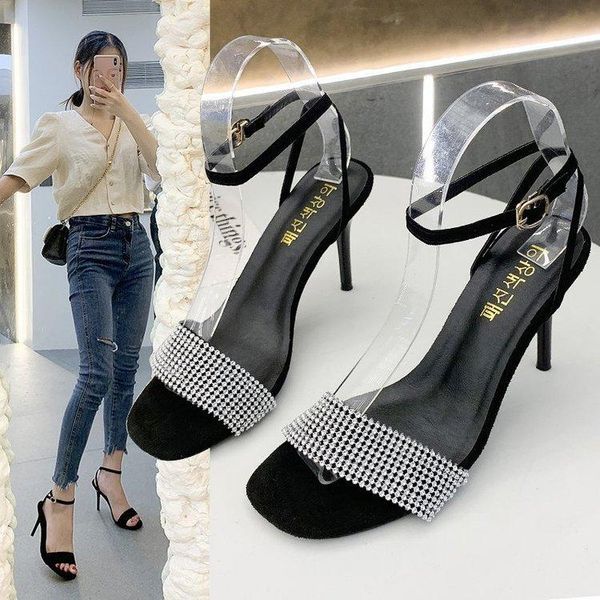 sandals female sandal fashion womens shoes 2021 open toe buckle strap high heels girls luxury beige peep velvet summer comfort high-, Black
sandals female sandal fashion womens shoes 2021 open toe buckle strap high heels girls luxury beige peep velvet summer comfort high-, Black