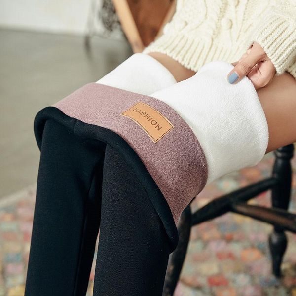 women thermal leggings high waisted pants flannel streetwear trousers winter casual women's & capris, Black;white
women thermal leggings high waisted pants flannel streetwear trousers winter casual women's & capris, Black;white