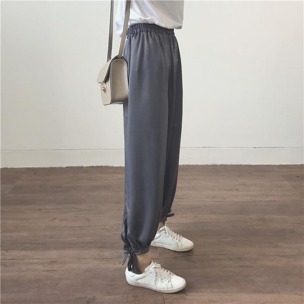 women's pants & capris cuffs and straps texture embroidered silk knit casual, Black;white
women's pants & capris cuffs and straps texture embroidered silk knit casual, Black;white