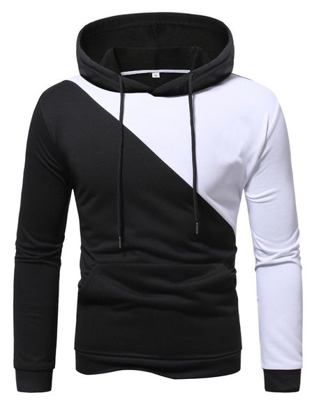 men's hoodies & sweatshirts patchwork fashion casual hooded pocket streetwear all-match autumn tracksuit male pullover plus size, Black
men's hoodies & sweatshirts patchwork fashion casual hooded pocket streetwear all-match autumn tracksuit male pullover plus size, Black
