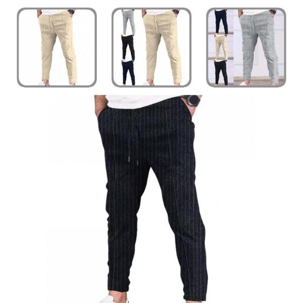 men's pants elastic waist great stitching male trousers pencil men all match for school, Black
men's pants elastic waist great stitching male trousers pencil men all match for school, Black