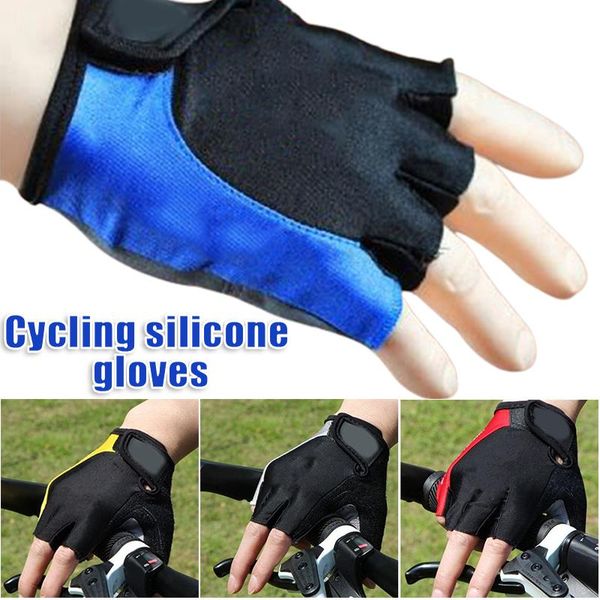 cycling gloves bicycle anti slip with absorbing padded breathable half finger for men/women h7jp, Black
cycling gloves bicycle anti slip with absorbing padded breathable half finger for men/women h7jp, Black