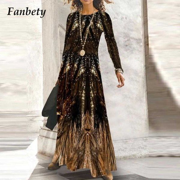 winter gorgeous women sequin print long dress fashion retro loose o-neck maxi dress elegant autumn long sleeve ladies long dress y1006, Black;gray
winter gorgeous women sequin print long dress fashion retro loose o-neck maxi dress elegant autumn long sleeve ladies long dress y1006, Black;gray