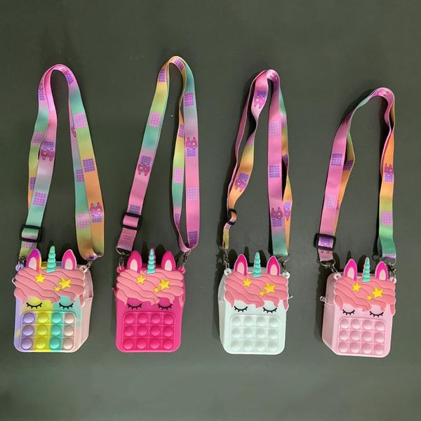 storage bags rainbow horn horse shoulder bag push bubble stress reliever sensory toys anti anxiety funny squeeze for autism gift
storage bags rainbow horn horse shoulder bag push bubble stress reliever sensory toys anti anxiety funny squeeze for autism gift