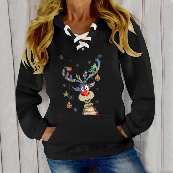 women's hoodies & sweatshirts womens hoodie autumn winter long sleeve christmas deer printed kawaii fleece sweatshirt pocket casual pul, Black
women's hoodies & sweatshirts womens hoodie autumn winter long sleeve christmas deer printed kawaii fleece sweatshirt pocket casual pul, Black
