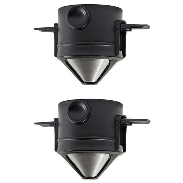 coffee filters 2pcs filter portable 304 stainless steel drip tea holder funnel baskets reusable stand
coffee filters 2pcs filter portable 304 stainless steel drip tea holder funnel baskets reusable stand