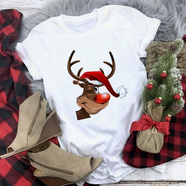 winter christmas tshirts lovely santa women t shirt claus reindeer printed funny cartoon friends xmas basic top, White
winter christmas tshirts lovely santa women t shirt claus reindeer printed funny cartoon friends xmas basic top, White
