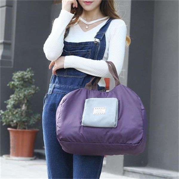 single shoulder bag folding baohu high-capacity portable outside clothing receive arrange shopping handbag duffel bags
single shoulder bag folding baohu high-capacity portable outside clothing receive arrange shopping handbag duffel bags
