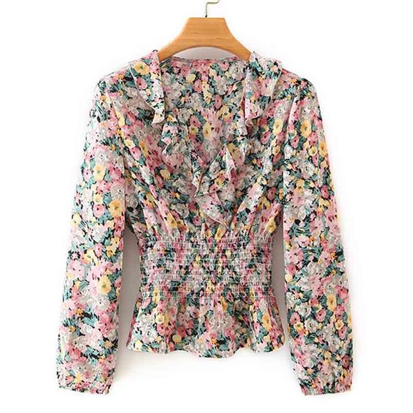 summer 100% polyester v-neck regular slim printing ruffles casual pullover women blouse 210524, White
summer 100% polyester v-neck regular slim printing ruffles casual pullover women blouse 210524, White