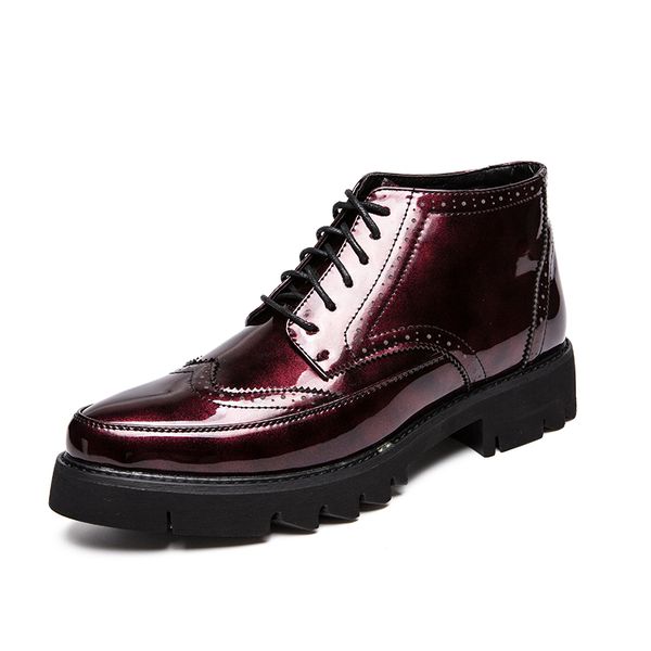 oxford shoes for men blue male formal dress boots evening sneakers high ankle causal fashion junior luxury stylish brogue boots, Black
oxford shoes for men blue male formal dress boots evening sneakers high ankle causal fashion junior luxury stylish brogue boots, Black