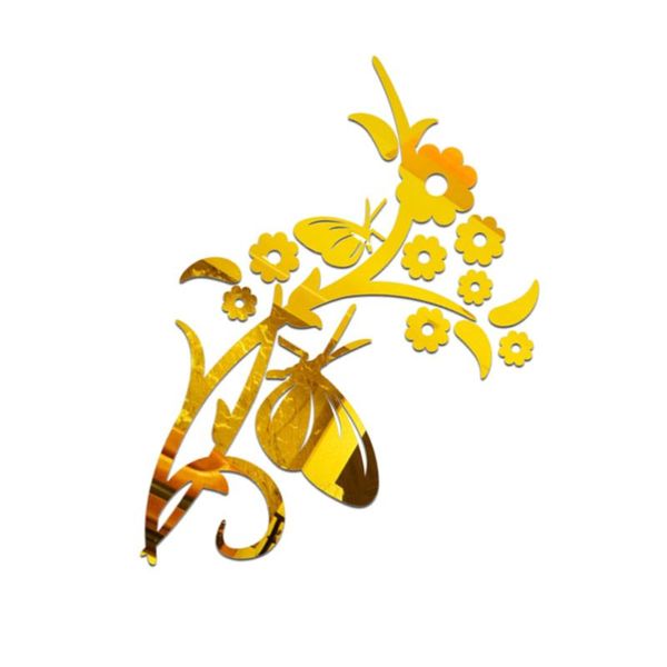 wall stickers flower pattern diy mirror sticker acrylic crystal decal for home living room bedroom bathroom (golden)
wall stickers flower pattern diy mirror sticker acrylic crystal decal for home living room bedroom bathroom (golden)