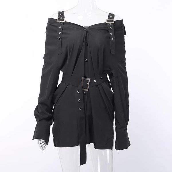 merry pretty off shoulder mini t-shirt dress gothic streetwear black retro casual long sleeve with belt female dresses, Black;gray
merry pretty off shoulder mini t-shirt dress gothic streetwear black retro casual long sleeve with belt female dresses, Black;gray