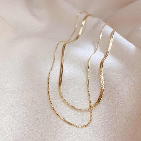 2021 korean 14k gold plated fine jewelry women fairy double chains necklaces for female star moon pendant mom gifts, Silver
2021 korean 14k gold plated fine jewelry women fairy double chains necklaces for female star moon pendant mom gifts, Silver