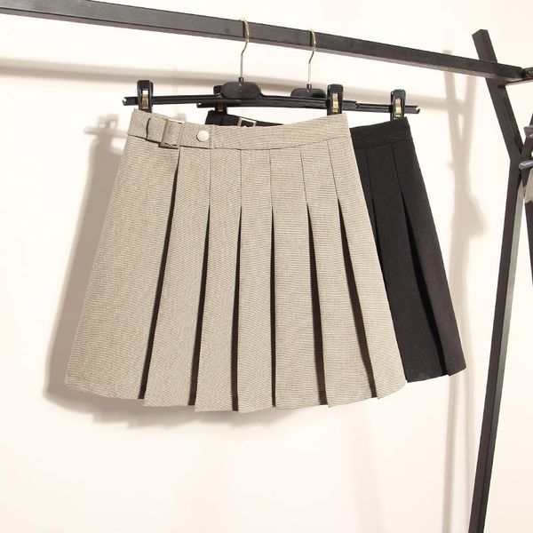 skirts women pleated skirt above knee mini 2021 empire waist autumn female office lady short, Black
skirts women pleated skirt above knee mini 2021 empire waist autumn female office lady short, Black