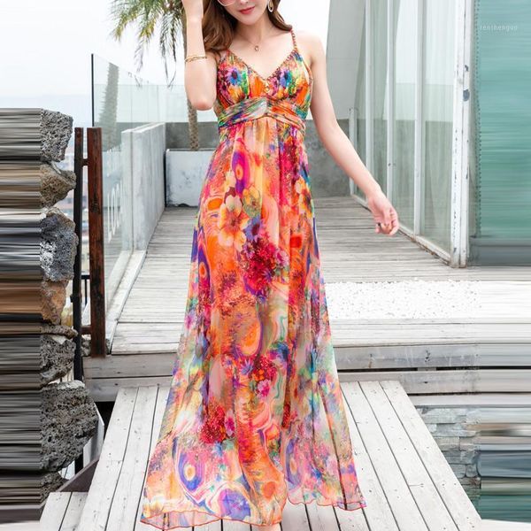 casual dresses 100% silk bohemian dress summer 2021 beach backless floral maxi for women vestido de mujer pph4025, Black;gray
casual dresses 100% silk bohemian dress summer 2021 beach backless floral maxi for women vestido de mujer pph4025, Black;gray