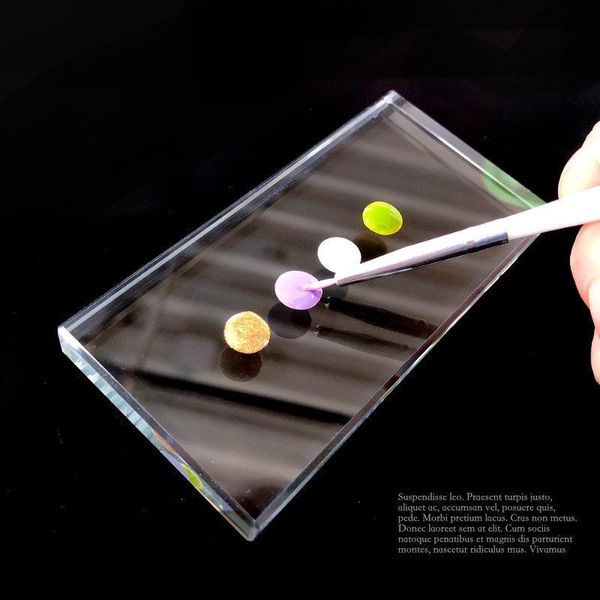 nail gel 1pc rectangle glass color palette for polish pallet mixing drawing paint plate pad manicuring art display shelf, Red;pink
nail gel 1pc rectangle glass color palette for polish pallet mixing drawing paint plate pad manicuring art display shelf, Red;pink