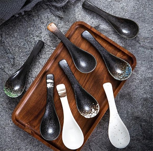 spoons 3pcs japanese soup spoon household ceramic ramen rice porridge dessert creative retro
spoons 3pcs japanese soup spoon household ceramic ramen rice porridge dessert creative retro