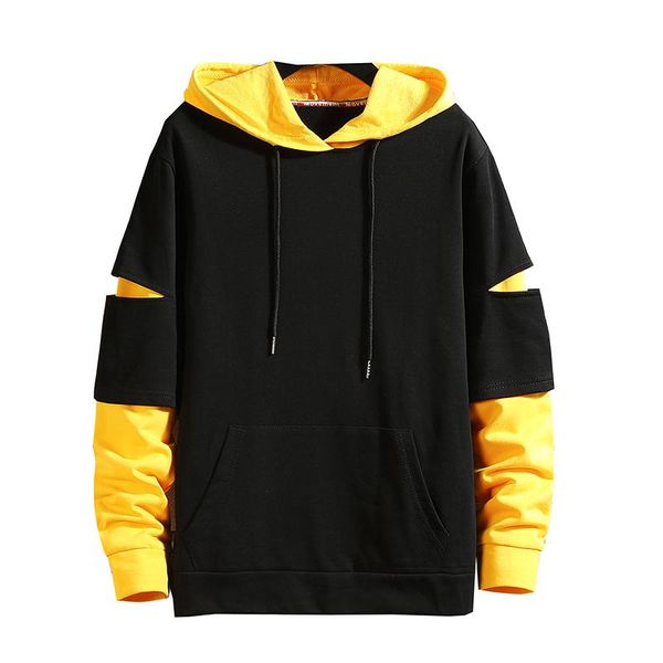 men's hoodies & sweatshirts nice autumn sweatshirt casual hip hop streetwear loose pullover men fashion hoodie patchwork clothes, Black
men's hoodies & sweatshirts nice autumn sweatshirt casual hip hop streetwear loose pullover men fashion hoodie patchwork clothes, Black