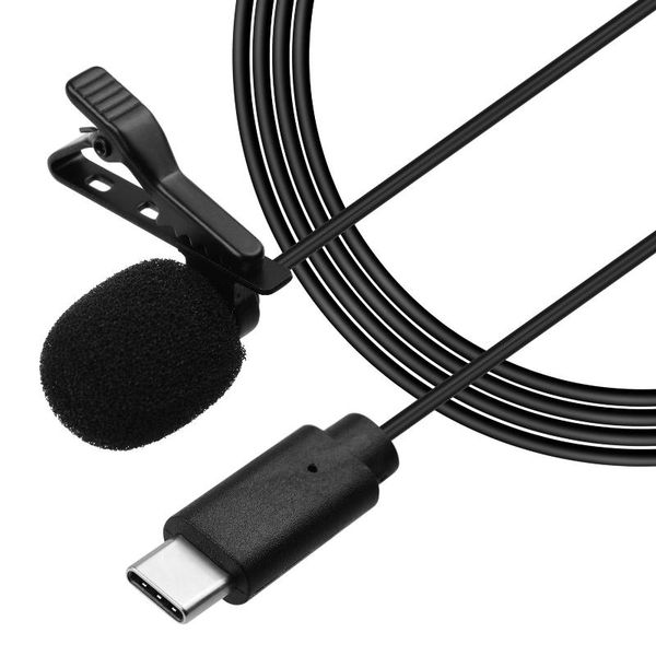 lavalier lapel mini microphone clip omnidirectional mic single head 1.5m/4.9ft cable with carrying pouch usb type-c interface microphones
lavalier lapel mini microphone clip omnidirectional mic single head 1.5m/4.9ft cable with carrying pouch usb type-c interface microphones