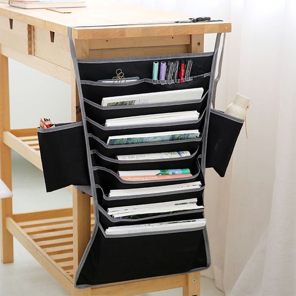 multi-pocket student table desk storage book pens water bottle hanging bag organizer adjustable magazine holder school supplies
multi-pocket student table desk storage book pens water bottle hanging bag organizer adjustable magazine holder school supplies