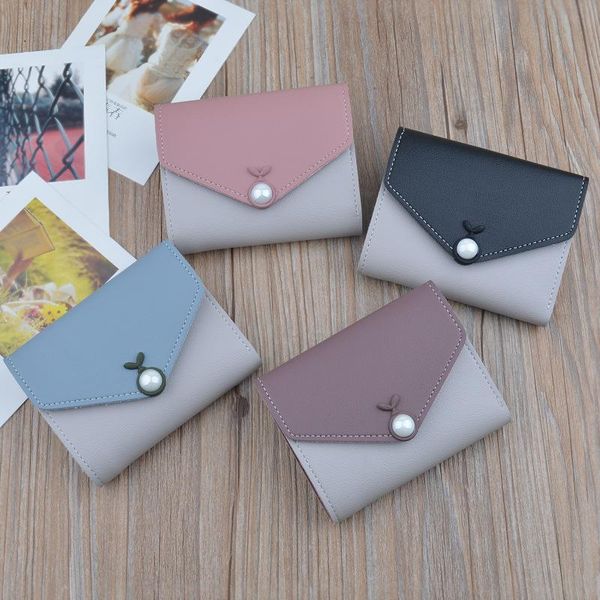wallets 2021 wallet women's short korean version contrast color simple personalized hand holding mini zero, Red;black
wallets 2021 wallet women's short korean version contrast color simple personalized hand holding mini zero, Red;black