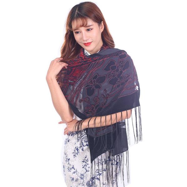 scarves fashion plaid floral burnout velvet scarf shawl women luxury tassel pashmina outdoor scarfs lady accessorry gift for lovers, Blue;gray
scarves fashion plaid floral burnout velvet scarf shawl women luxury tassel pashmina outdoor scarfs lady accessorry gift for lovers, Blue;gray