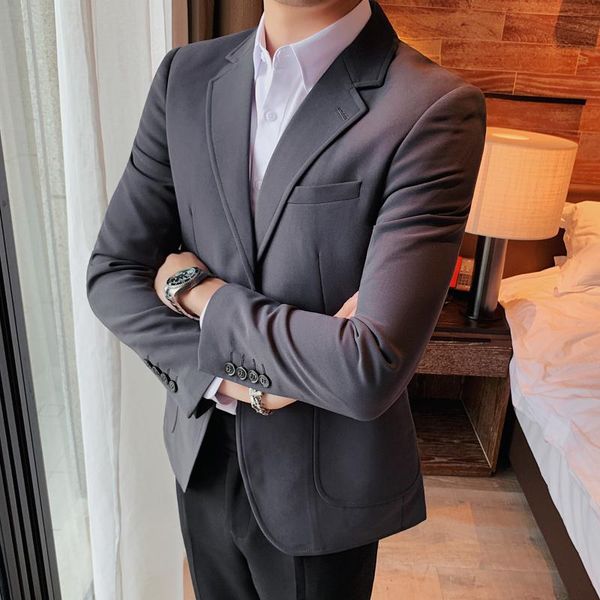 men's suits & blazers plus size 4xl-m autumn winter solid two buttons thick suit jackets men blazer simple slim fit business fo, White;black
men's suits & blazers plus size 4xl-m autumn winter solid two buttons thick suit jackets men blazer simple slim fit business fo, White;black