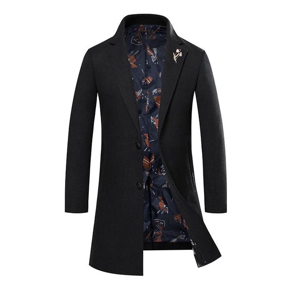 men's trench coats autumn and winter casual boutique long wool coat / solid color lapel single-breasted, Tan;black
men's trench coats autumn and winter casual boutique long wool coat / solid color lapel single-breasted, Tan;black