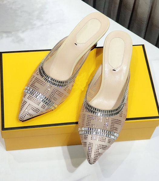 slippers high end 2021 summer new diamond inlaid high heeled shoes diamond mesh sandals pointed women's slippers zly, Black
slippers high end 2021 summer new diamond inlaid high heeled shoes diamond mesh sandals pointed women's slippers zly, Black