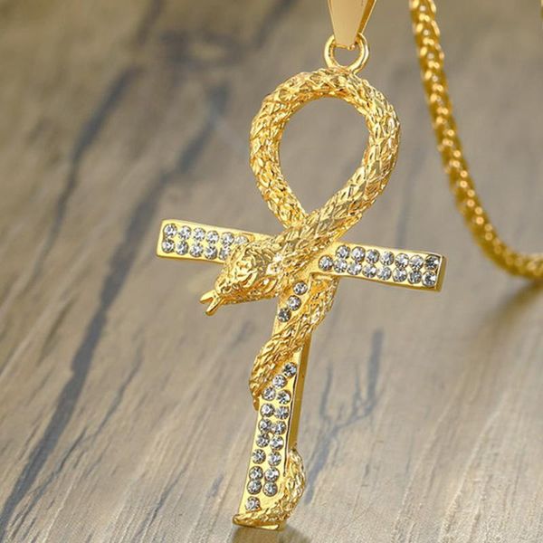 pendant necklaces snake women stainless steel fashion cross necklace pendants chain jewelry for neck gift woman accessories, Silver
pendant necklaces snake women stainless steel fashion cross necklace pendants chain jewelry for neck gift woman accessories, Silver