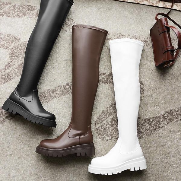 boots platforms women over the knee-high fashion autumn winter round toe thick high heels outdoor casual zip long shoes woman, Black
boots platforms women over the knee-high fashion autumn winter round toe thick high heels outdoor casual zip long shoes woman, Black
