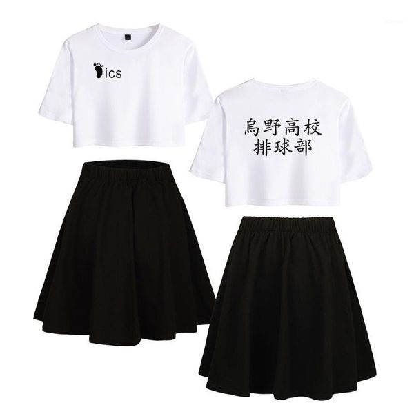women girls dress suit haikyuu shirt clothing japan anime haikyu crop t skirts set volleyball 2 piece tshirt teens men's shorts, White;black
women girls dress suit haikyuu shirt clothing japan anime haikyu crop t skirts set volleyball 2 piece tshirt teens men's shorts, White;black