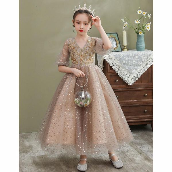 girl's dresses elegant flower girl sequin beading lace v-neck long cascading kids pageant gowns for weddings first communion, Red;yellow
girl's dresses elegant flower girl sequin beading lace v-neck long cascading kids pageant gowns for weddings first communion, Red;yellow
