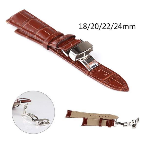 watch bands 18/20/22mm leather strap waterproof sport watchband replacement wristband with butterfly double buckle watches accessories, Black;brown
watch bands 18/20/22mm leather strap waterproof sport watchband replacement wristband with butterfly double buckle watches accessories, Black;brown