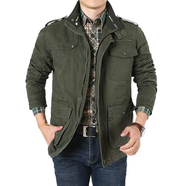 men's jackets spring autumn jacket men causal 100% cotton windbreaker long trench coats multi-pocket army military flight plus size 7xl, Black;brown
men's jackets spring autumn jacket men causal 100% cotton windbreaker long trench coats multi-pocket army military flight plus size 7xl, Black;brown