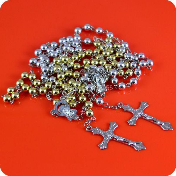 pendant necklaces rosary beads inri jesus cross crucifix necklace catholic fashion religious jewelry wholesale, Silver
pendant necklaces rosary beads inri jesus cross crucifix necklace catholic fashion religious jewelry wholesale, Silver