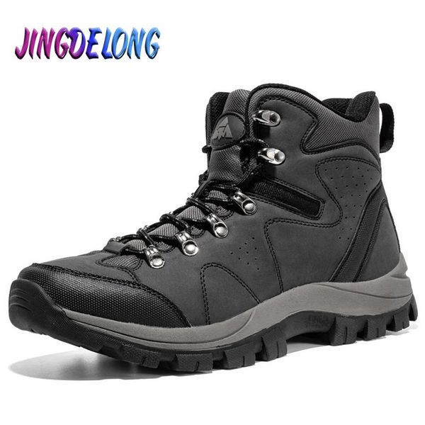 boots classic men's waterproof leather men ankle comfortable breathable sneakers fashion outdoor safety shoes, Black
boots classic men's waterproof leather men ankle comfortable breathable sneakers fashion outdoor safety shoes, Black