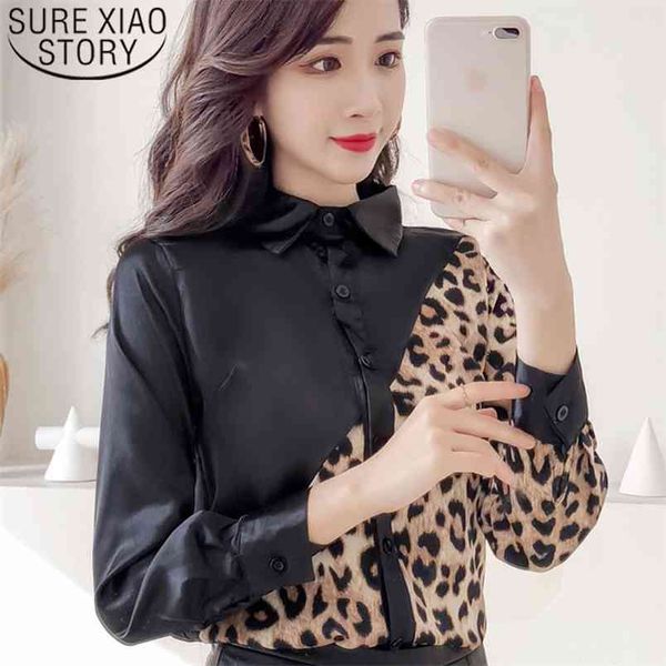 fashion women chiffon blouses long sleeve leopard turn-down collar casual clothing 5704 50 210506, White
fashion women chiffon blouses long sleeve leopard turn-down collar casual clothing 5704 50 210506, White