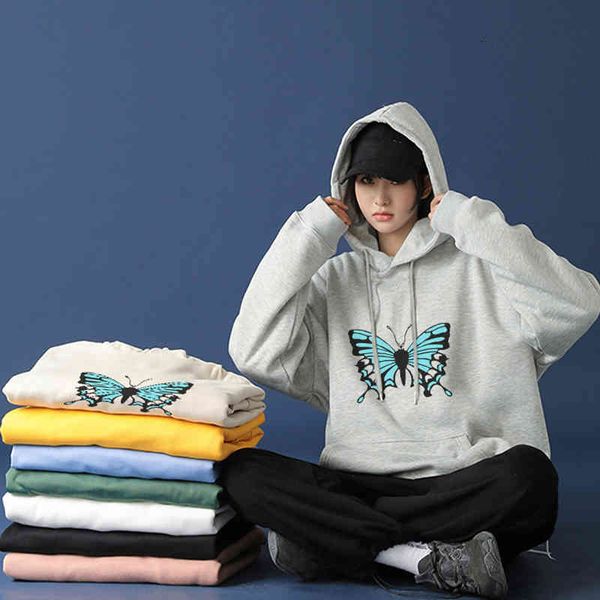 women's hoodies & sweatshirts sweatshirt oversize drawstring butterfly print hooded female spring couple pullover plus size 5pwh, Black
women's hoodies & sweatshirts sweatshirt oversize drawstring butterfly print hooded female spring couple pullover plus size 5pwh, Black