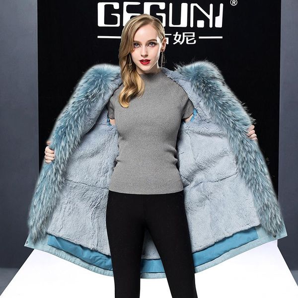 women's fur & faux real 2021 coat female natural liner parka winter jacket women raccoon collar korean long jackets my s, Black
women's fur & faux real 2021 coat female natural liner parka winter jacket women raccoon collar korean long jackets my s, Black