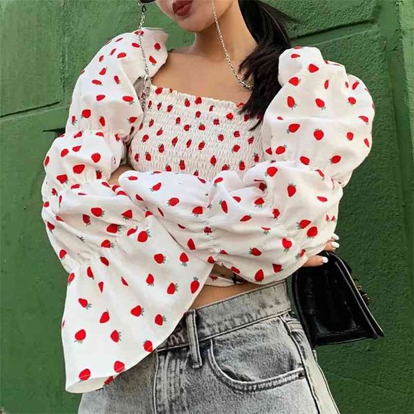 summer tunic women and blouse vintage puff sleeve crop slim elastic retro shirts 210427, White
summer tunic women and blouse vintage puff sleeve crop slim elastic retro shirts 210427, White
