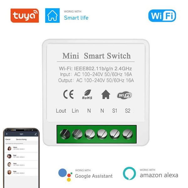 smart home control 16a tuya wifi mini diy switch led light module support 2 way voice relay timer work with google alexa life
smart home control 16a tuya wifi mini diy switch led light module support 2 way voice relay timer work with google alexa life