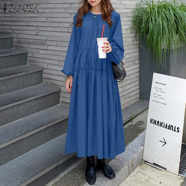 women's blouses & shirts plus size elegant dresses zanzea women spring autumn party vintage clothing long puff sleeve casual o-nec, White
women's blouses & shirts plus size elegant dresses zanzea women spring autumn party vintage clothing long puff sleeve casual o-nec, White