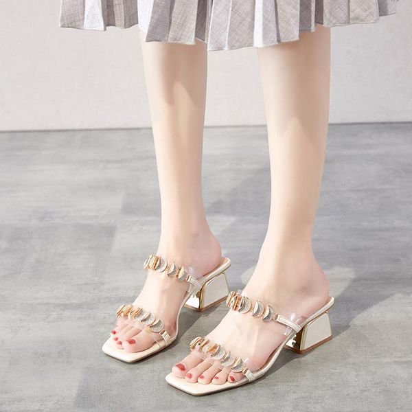 slippers square heel slip on shoes for women crystal high pumps summer beach ladies slides bohemian female dress, Black
slippers square heel slip on shoes for women crystal high pumps summer beach ladies slides bohemian female dress, Black