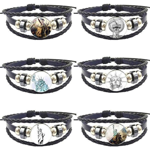 charm bracelets liberty for women party gift fashion glass stone surface black leather bracelet bangle statement jewelr, Golden;silver
charm bracelets liberty for women party gift fashion glass stone surface black leather bracelet bangle statement jewelr, Golden;silver