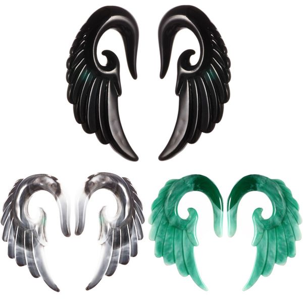 1 pair angel wings resin earmuffs ear plugs and tunnels acrylic ear piercings expander earplugs tunnel ear piercing body jewerly, Golden;silver
1 pair angel wings resin earmuffs ear plugs and tunnels acrylic ear piercings expander earplugs tunnel ear piercing body jewerly, Golden;silver