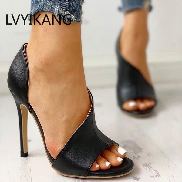 summer shoes fashion solid color casual open toe super high heel fish head pumps size 34-43 women female leather sandals, Black
summer shoes fashion solid color casual open toe super high heel fish head pumps size 34-43 women female leather sandals, Black